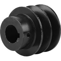 Bravix Keilriemenscheiben-lochmatrize Mit Doppelnut Für 168f 170f Gx110 Gx120 Gx160 Gx200 7 Ps Atv- Und Go-kart-motoren, Schwarz