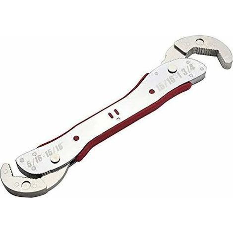 Bravix Clé Magique Réglable De 9 À 45 Mm, Double Tête Anti-dérapante En Acier Inoxydable Multifonction, Outils Universels Pour La Maison, Outil À Main Rapide