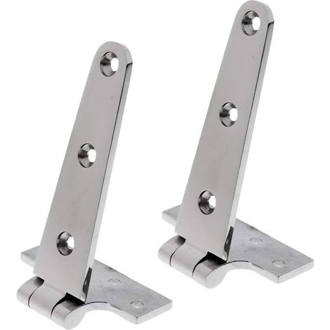 Bravix Lot De 2 Charnières En T Pour Abri De Yacht, Abri De Jardin, Garage