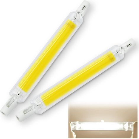 Bravix R7s Led, Lampe 20w I2 Feuille, Blanc Froid, 118mm - 360º, Dimmable