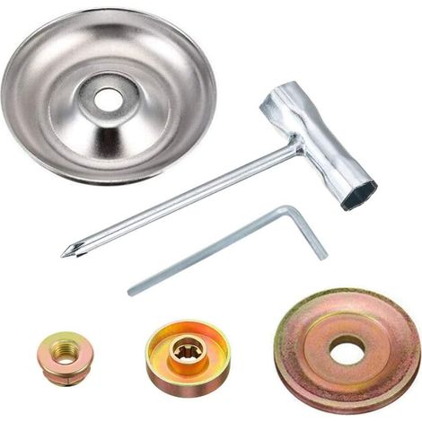 Bravix Kit Adaptateur De Lame De Coupe-herbe Pour Coupe-herbe À Arbre Droit Débroussailleuse Désherbeuse Tondeuse À Gazon