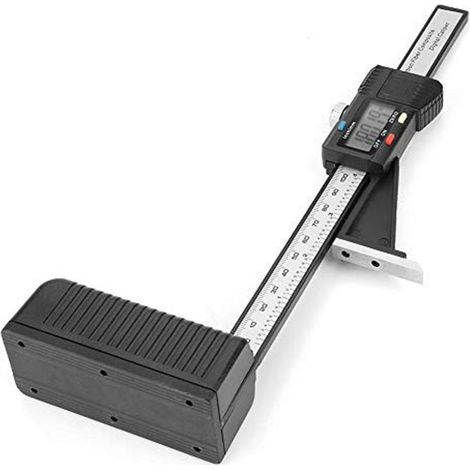 Bravix Jauge De Hauteur,0-150mm Jauge De Profondeur Numérique, Lcd Digital Display Screen Précision Hauteur Ouverture Profondeur,avec Base Magnétique, Noir, Une Pièce,