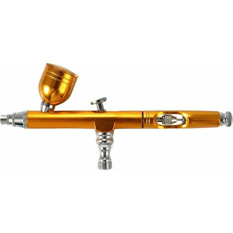 Bravix Perle Rare Aérographe Pompe À Air Pulvérisation Peinture Pistolet Aérographe Peinture Murale Peint Meubles Réparation Gâteau Faisant Outil Or