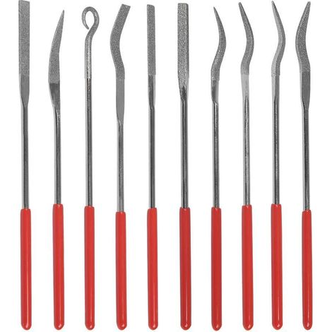 Bravix Lime De Meulage 10 Pièces Diamond File Set