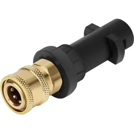 Bravix Adaptateur De Pistolet Pour Nettoyeur Haute Pression, Adaptateur À Baïonnette Pistolets, Raccord Rapide 1/4 Nettoyeur Haute Pression, Pour Pistolets Et Fusils À Eau