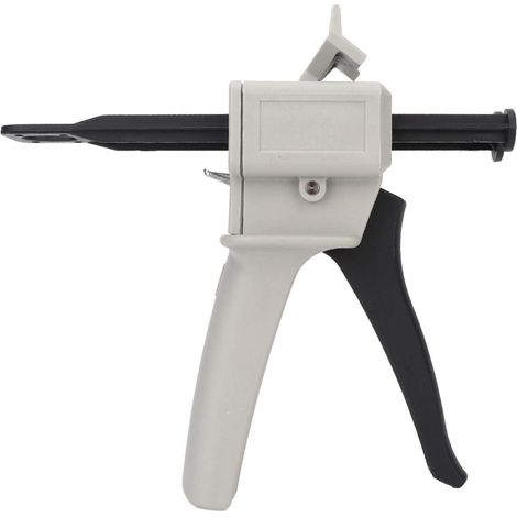 Bravix Pistolet À Colle Époxy 50 Ml - Universel - 1:1 - Pour Application Adhésive - Mixeur Universel À Deux Composants