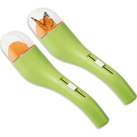 Bravix 2 Pièces Attrape Insecte - Attrape Araignée Pour Maison Et Jardin, Facile À Attraper Et Observer Insectes, Respirant Et Efficace, Bug Catcher Convient Aux Papillons, Insectes, Araignée