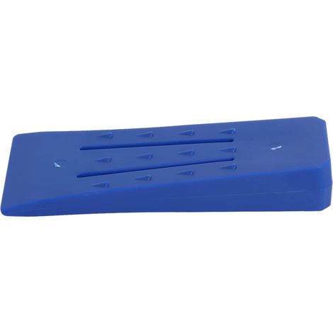 Cales D'Abattage 6 Pouces, Outils De Coupe D'Arbre En Plastique De Pour Guider La Stabilisation De L'Arbre, Ensemble De Fournitures D'Abattage De Coin De Tronçonneuse,lot De 3, Bleu