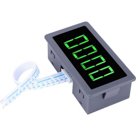 Bravix Dc 8-24v 40ma 0-9999rpm 4 Digital Led Tachymètre Tachymètre Compteur De Vitesse + Capteur De Proximité À Détecteur De Capteur Npn Vert Pour La Mesure De La Vitesse De Rotation(vert)