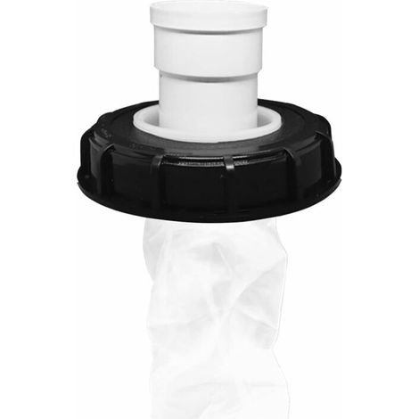 Bravix Filtre À Couvercle Ibc, Bouchon De Réservoir Ibc Lavable En Nylon Avec Couvercle, Accessoire De Réservoir Ibc Avec Filtre En Filet Pour 165 Mm Réservoir Eau De Pluie (165mm Tête Droite)