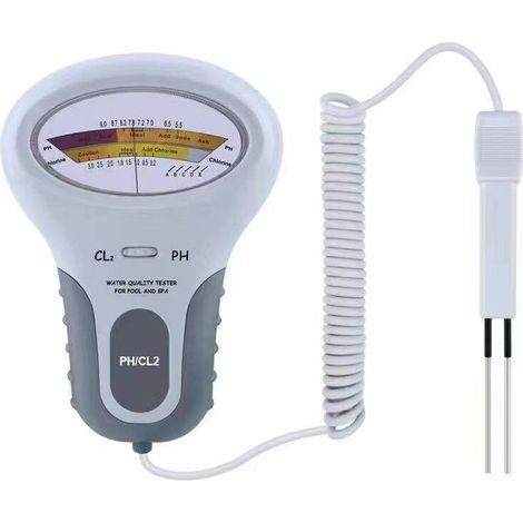 Bravix Pc102 Cl2 & Ph Détecteur De Qualité De L'Eau De Piscine Ph Analyseur De Qualité De L'Eau Portable Testeur De Chlore Résiduel De Piscine