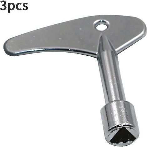 Bravix 3 Pièces Clé Triangulaire Intérieure Clé D'Ascenseur À L'Intérieur Du Triangle Compteur D'Eau Valve Clé Outils Ensemble Clé Universelle Professionnelle