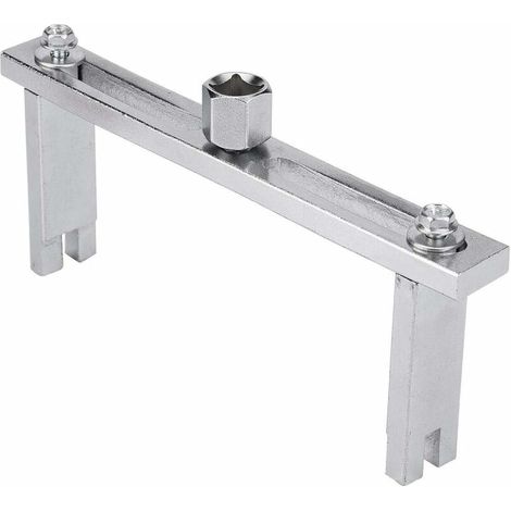 Bravix Pour Clé Demonte Puit De Jauge Pour 308 Clé De Couvercle De Réservoir De Carburant Outil De Démontage Universel Clé De Bouchon De Réservoir Réglable Ou，une Pièce, Argent,
