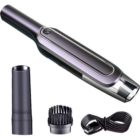 Bravix Aspirateur Voiture, Aspirateur A Main Sans Fil, Aspirateur Sans Fil Voiture Portable Usb Charge 120w 4000mah Avec Filtre Lavable Pour Maison, Bureau, Voiture