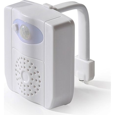 Lampe Toilette Veilleuse –lampe Toilette Led Détecteur Avec Désinfection Uv, Lumières De Toilette De Capteur Activé Avec Aromathérapie & 16 Couleurs, Pour Wc/salle