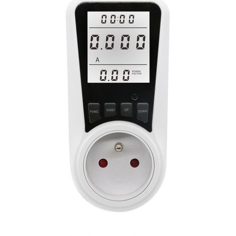 Mesure Consommation Electrique, Wattmètre Prise Compteur D'Énergie Avec 7 Modes De Surveillance