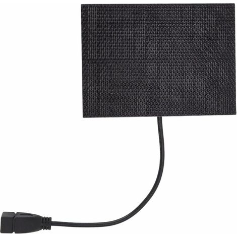 Bravix Panneau Solaire, Panneau Solaire Portable 5w 5v Panneau D'Énergie Solaire Extérieur Respectueux De L'Environnement De Petite Taille Pour Téléphones Mobiles