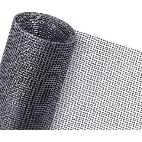Bravix Moustiquaire Fenêtre Anti-moustiques,130x150cm Moustiquaire Universelle Pour Fenêt,filet En Fibre De Verre Lgnifugation Durable