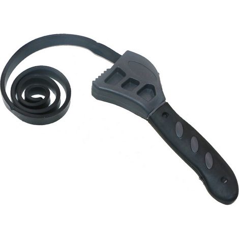 Bravix Clef À Sangle En Caoutchouc 500mm Clé À Sangle Desserrage Filtre Antidérapant Sangle Cle A Molette Anti-usure Réglable Pour Décapsuleur Outils De Réparation De Voiture Filtre À Huile