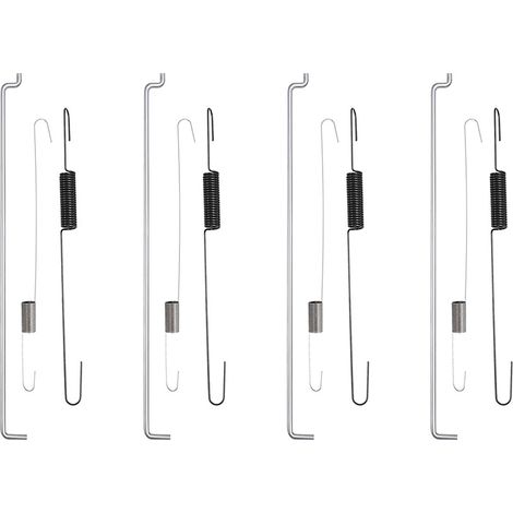 Bravix Kit De Ressort De Rappel D'Accélérateur 4 Pièces Ensemble Régulateur Bielle Régulateur Générateur À Essence Accessoires Adaptés Pour Gx140 Gx160 Gx200