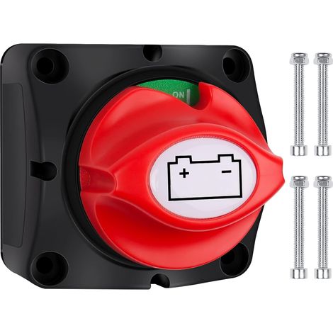 Bravix Coupe Circuit Batterie 12v 24v 48v Coupe Batterie 1-2-both-off, Master Switch Batterie 275a Interrupteurs De Batterie Pour Yacht Bateau Camion Bus Voiture Moto