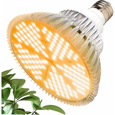 Bravix Lampe De Croissance 150w Lampe De Plante 120led Lampe Horticole Sunlike Spectre Complet Lampe Plante Croissance E27 Led Pour Plante Interieur Serres Jardin Semis, Croissance, Floraison