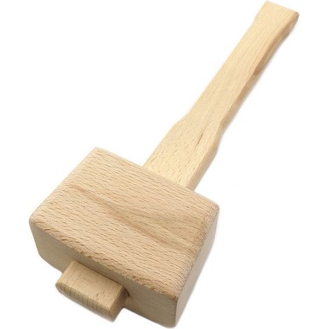 Bravix Maillet En Bois Marteau En Bois En Forme De T Outil De Menuiserie Outil De Travail