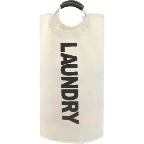 90l Paniers À Linge, Pliable Sac À Linge, Pliage Grande Capacité Corbeilles À Linge (beige, L)