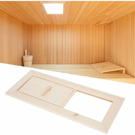 Air Vent, Pièce De Sauna De Salle De Sauna Panneau De Ventilation D'Air Grille D'Aération D'Air Accessoires D'Équipement De Sauna Accessoires De Remplacement D'Aération 34x13.5cm