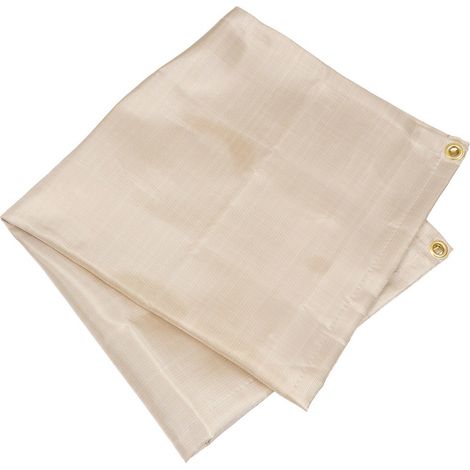 Bravix Couverture De Soudage Ignifuge – Tapis En Fibre De Verre Pour Terrasse, Barbecue, Réchaud Extérieur, Camping, Grill, Feu De Camp, 80cm95cm