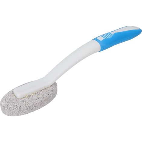 Bravix Brosse De Nettoyage Pierre Ponce, Nettoyage Avec Poignée Brosse, Tête Flexible, Anti-goutte, Pierre Ponce De Toilette Avec Poign¨e