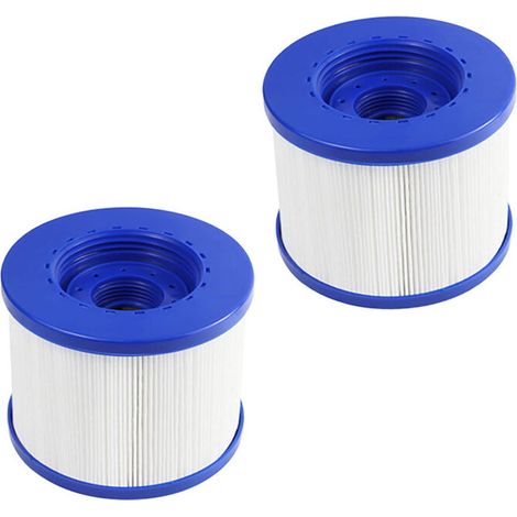 Bravix 2 Pièces De Cartouche Filtrante De Rechange Pour Spa/baignoire