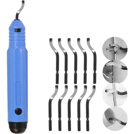 Bravix Outil D'Ébavurage Professionnel Tête De Coupe Rotative Bk3010 Bs1010 Couteau De Coupe En Plastique Bs1018 En Métal