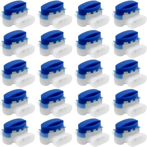 Bravix 20 Pièces Connecteurs De Câble Connecteurs 314 Connecteurs De Câble Remplis De Gel Résines Terminal Blocks Connecteur Étanche Raccords De Câbles