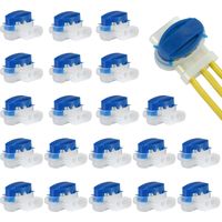 Bravix Lot De 20 Connecteurs De Câble Remplis Des Résines Connecteur De Remplissage De Gel Raccords Remplis De Gel Etanche Sur Pour Rallonger Ou Réparer Câble Robot Tondeuse Automower