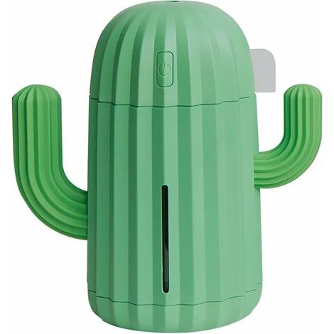 Bravix Humidificateur De Cactus/purificateur D'Air Usb/atomisation De Voiture Humidificateur De Balle Féerique Adapté Au Bureau À Domicile Chambre Salon Etude De Yoga Spa, Vert