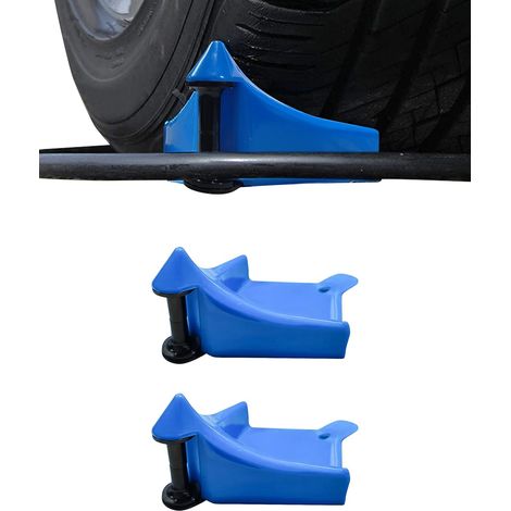 Bravix Guide Pour Tuyau De Voiture, Tuyau De Lavage De Voiture En Plastique, Outil De Nettoyage De Voiture, Empêche Le Tuyau De Se Coincer Sous Le Pneu, Pour Tous Les Types De Roues (bleu, Paquet De 2