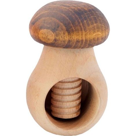 Bravix Casse Noisettes En Bois Outil De Cassage De Noix Pour Ouvrir Facilement Toutes Les Noix Noisettes Amandes Noix De Pécan Pistaches Casse-noisettes En Bois Naturel Massif Excellente Idée De Cadea