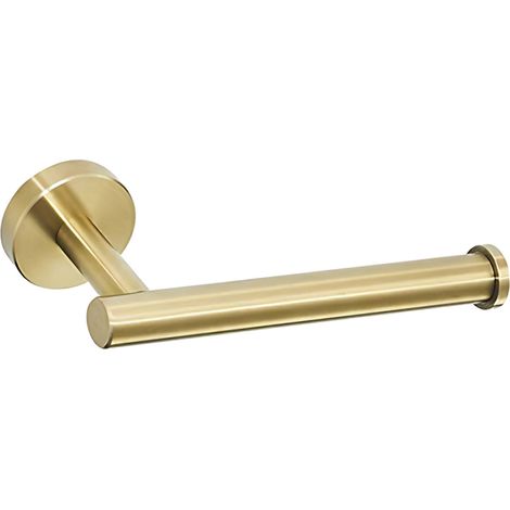 Bravix Porte-papier Toilett En Acier Inoxydable 304 Fixation Murale Porte Rouleau Papier Toilette Pour Salle De Bain Accessoire De Toilette En Or Brossé