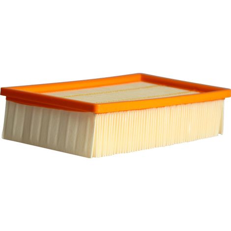 Bravix Lot De 2 Filtres Plissés Plats Pour Modèles Kärcher D’origines : Nt 25/1 Ap, Nt 35/1, Nt 35/1, Nt 45/1, Nt 55/1, Nt 361, Nt 561, Nt611 Tact, Te, M, Eco Remplace Le Modèle D’origine 6.904-367.0