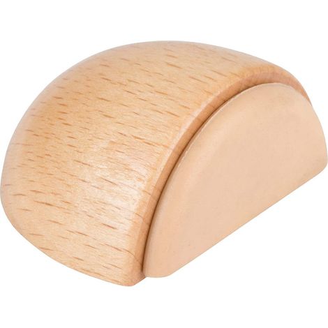 Bravix Lot De 6 Butée De Portes - Arrêt De Porte Adhesive En Bois Pour Sol Et Parquet – Stop Porte Adhésif - Butoir De Porte (hêtre)