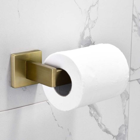 Bravix Porte Papier-toilettes,support Papier Toilettes En Acier Inoxydable Porte Rouleau De Papier Toilettes Pour Les Toilettes,salle De Bain,doré