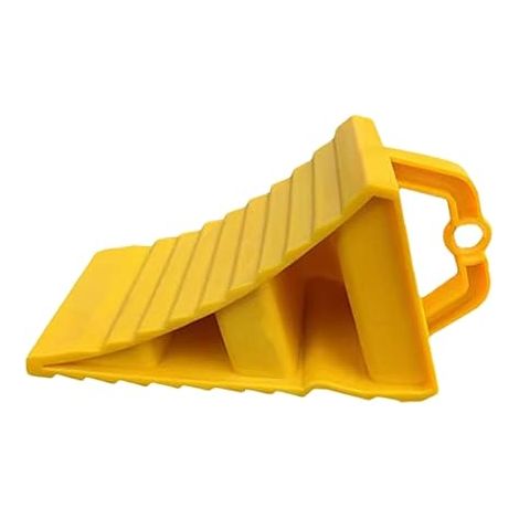 Bravix Cale Roue De Voiture, Cale Roue Caoutchouc, Cale Pour Remorque Avec Poignée, Bloc Anti-dérapant, Cale De Roue Pour Camion, Butée De Roue Polyvalente Antidérapante