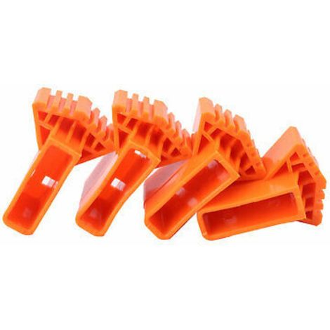 Bravix Pieds D'Échelle : 4 Pièces De Rechange Pieds D'Échelle Capuchons D'Échelle Pieds D'Échelle Capuchons De Protection De Pied D'Échelle Housse De Protection De Coussin De Protection Stabilisateur