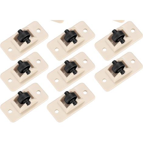 Bravix 8 Pièces Petites Roulettes En Plastique Mini Roulette Auto-adhésive, Roulettes Collantes Petit Roulettes Pour Meubles Pour Poubelle Boîte De Rangement