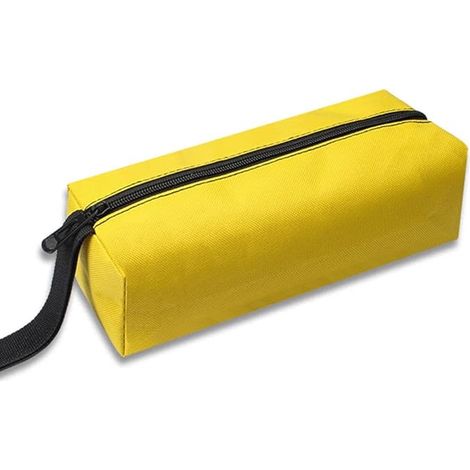 Bravix Pochette À Outils Sac À Outils Imperméable Multifonctionnel,petit Sac À Outils Portable 600d Oxford Tissu Sacs À Outils Professionnels Pour Électricien, Charpentier, Construction (jaune)