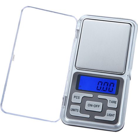 Bravix Balances De Cuisine Precision, 0.01g-500g, Mini Balances Alimentaire Multifonctionnelles Avec Affichage Led Et Fonction Tare