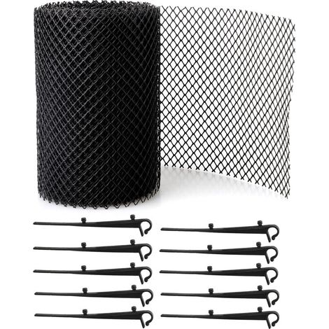 Bravix Grille De Protection De Gouttière 80018cm Avec 15 Clips