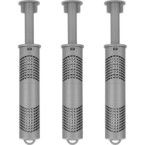 Bravix Les Bâtons De Cartouche D'Ions Minéraux Pour Spa Apportent De L'Eau De Source Fraîche Et Cristalline À Votre Jacuzzi (3, Gris)