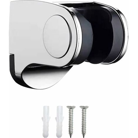 Bravix Argent Shower Head Holders Support De Douche Mural De Douche Réglable, Utilisé Pour Fixer La Pomme De Douche Dans La Salle De Bain Hauteur Réglable, Surface Chromée